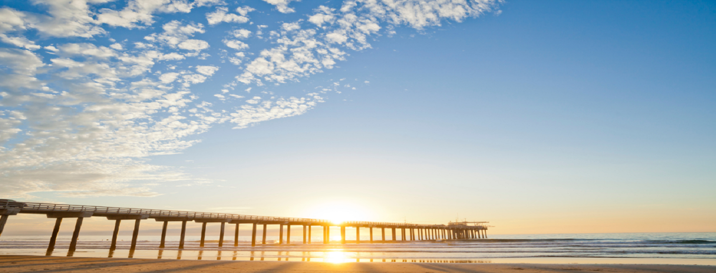 UCSD Scripps Pier with sunset